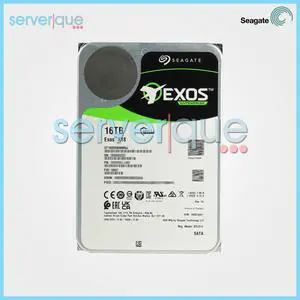 Seagate ST16000NM000J Exos X16 16TB 6Gbps 7.2K 256MB SATA 3.5" Internal HDD