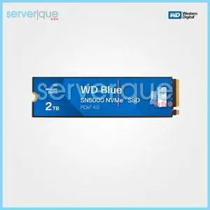 Western Digital Blue SN5000 2TB PCI-e 4.0 x4 NVMe M.2 WDS200T4B0E Internal SSD