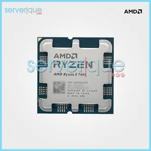 AMD Ryzen 5 7600 - Ryzen 5 7000 Series Raphael (Zen 4) 6-Core 3.8 GHz Socket AM5 65W AMD Radeon Graphics Processor - 100-100001015