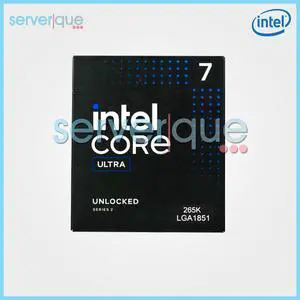 Intel Core Ultra 7 265K BX80768265K 20-Core 3.90GHz 30MB FCLGA1851 Processor Intel Core Ultra 7 265K BX80768265K 20-Core 3.90GHz 30MB FCLGA1851 Processor
