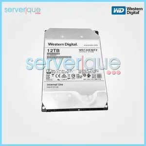 Western Digital WD120EMFZ 12TB SATA 6Gbps 5400RPM 256MB 3.5" Internal Hard Drive Western Digital WD120EMFZ 12TB SATA 6Gbps 5400RPM 256MB 3.5" Internal Hard Drive
