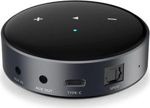 WiiM MINI AirPlay 2 Receiver Chromecast Hi-Res Audio WiFi Multiroom Streamer, Works with Alexa, Siri, Google