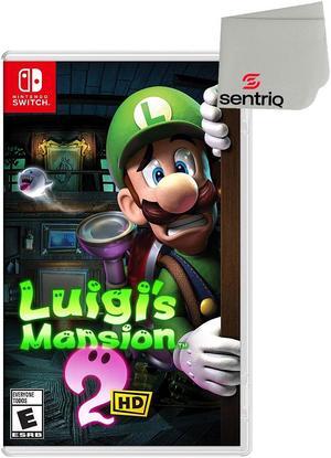 Luigis Mansion 2 HD - Nintendo Switch - US Version Physical Game with Screen Cleaning Cloth