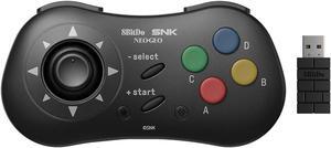 8Bitdo NEOGEO Wireless Controller for Windows, Android, and NEOGEO mini - Officially Licensed by SNK - Black Edition