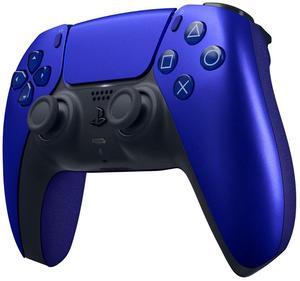 Sony PlayStation 5 DualSense Wireless Controller with MightySkins Custom Decal Skin Voucher - Cobalt Blue