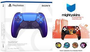 Sony PlayStation 5 DualSense Wireless Controller with MightySkins Custom Decal Skin Voucher - Chroma Indigo