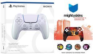 Sony PlayStation 5 DualSense Wireless Controller with MightySkins Custom Decal Skin Voucher - Chroma Pearl