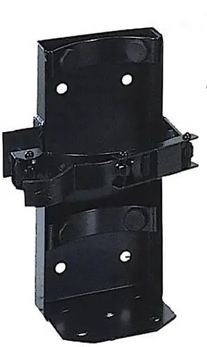 Amerex 807 Heavy Duty Box Type 4.5" in. Diameter Fire Extinguisher Bracket - Black