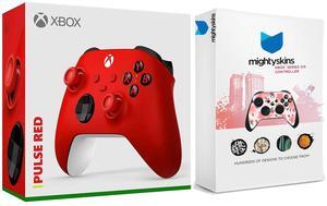 Xbox Wireless Controller for Series X, Series S, Windows with MightySkins Custom Skin Code - Pulse Red