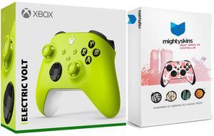 Xbox Wireless Controller for Series X, Series S, Windows with MightySkins Custom Skin Code - Electric Volt