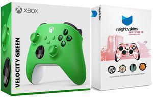 Xbox Wireless Controller for Series X, Series S, Windows with MightySkins Custom Skin Code - Velocity Green