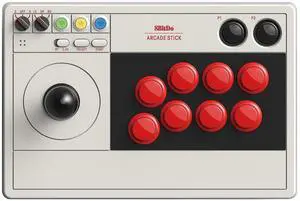 8Bitdo Retro Arcade Fight Stick for Nintendo Switch & Windows - Supports Wireless Bluetooth, 2.4G Receiver and Wired Connections