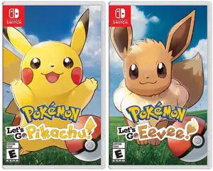 Pokemon Let's Go Pikachu! and Eevee Bundle - Nintendo Switch Pokemon Let's Go Pikachu! and Eevee Bundle - Nintendo Switch