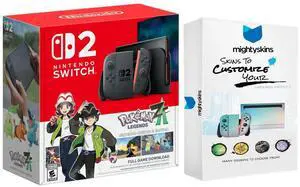 Nintendo Switch 2 Pokémon Legends: Z-A Bundle with MightySkins Customization Code