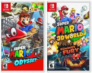 Super Mario Odyssey and Super Mario 3D World Bundle - Nintendo Switch