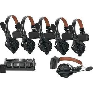 Hollyland Solidcom C1 Pro-6S Full-Duplex ENC Wireless Intercom System with 6 Headsets Hollyland Solidcom C1 Pro-6S Full-Duplex ENC Wireless Intercom System with 6 Headsets