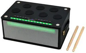 Emerson Bluetooth Party Speaker with Digital Drum Function - Black