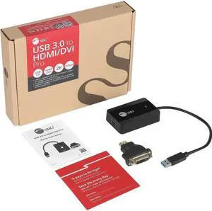 SIIG USB 3.0 to HDMI - DVI Video Adapter Pro