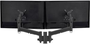 Atdec dual dynamic monitor arm desk mount - Flat and Curved up to 32in - VESA 75x75, 100x100