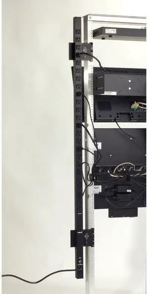 Black Box Vertical PDU - 15-Amp Single Circuit, 120V, 24-Outlet, 5-15R, 5-15P
