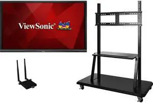 Viewsonic IFP7550-E2 - 75" ViewBoard 4K Ultra HD Interactive Flat Panel Bundle