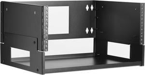 Tripp Lite 4U Wall Mount Bracket Rack Enclosure for Small Switches and Patch Panels, 14.75 inches Deep, Hinged Door for Equipment Access, 5-Year Warranty (SRWO4UBRKTSHELF)