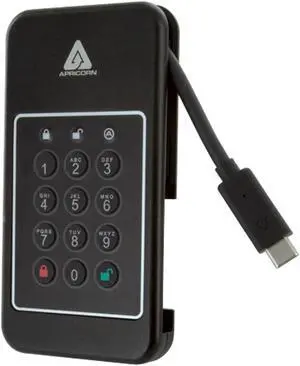 Apricorn Aegis NVX - Ultra high Speed Ruggedized SSD, USB 3.0 encrypted Drive
