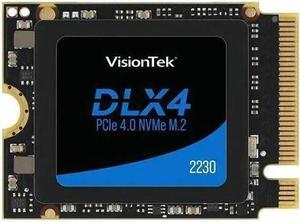 VisionTek DLX4 1 TB Solid State Drive - M.2 2230 Internal - PCI Express NVMe [PCI Express NVMe 4.0 x4]