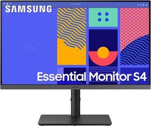 SAMSUNG 24-Inch S43GC Series Business Essential Computer Monitor, IPS Panel, Height Adjustable Stand, Triple Input, New DisplayPort, 100Hz, AMD FreeSync, Advanced Eye Care LS24C432GANXZA