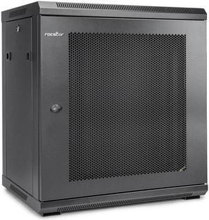 Rocstor SOLIDRACK 12U Rack Vented Enclosure-BLK