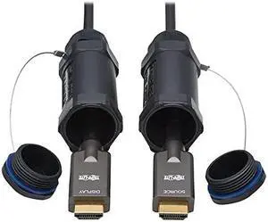 Tripp Lite HDMI Fiber Active Optical Cable Armored Hooded 4K 60Hz M/M 70M (P568FA-70M-WR)