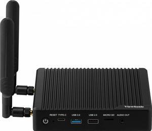 ViewSonic VBS200-A ViewBoard Smart AV Controller for Monitors, Projectors, and Displays Compatible with RS232C with vCast License, HDMI, USB, and Mini DP Inputs