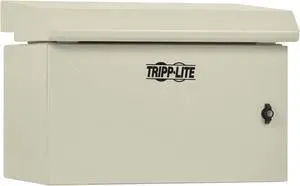 Tripp Lite NEMA Protection Rating SmartRack Industrial Wallmount Rack Enclosure with Lock & Keys, NEMA 3R & 4 Protection Ratings, Heavy-Duty Metal, Mounting Hardware Included, 5-Year Warranty