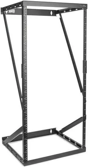 Rocstor 8U/12U/22U Open Frame WALLMOUNT SOLIDRACK-Black Rocstor 8U/12U/22U Open Frame WALLMOUNT SOLIDRACK-Black