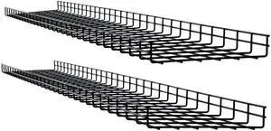 Tripplite SRWB12210X2STR Wire Mesh Cable Tray 300 X 50 X 1500mm 12in X 2in X 5ft 2 Pack