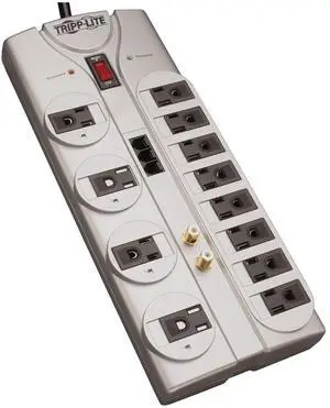 Tripp Lite TLP1208TELTV Protect It! 12-Outlet Surge Protector