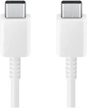 Original Samsung Official S22 series 3A Type-C to Type-C Cable 1.8m (EP-DX310) - White