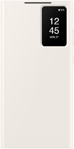 Original Samsung Official Galaxy S23 Ultra S-View Wallet Case (EF-ZS918) - White