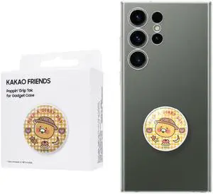 Original Samsung KAKAO FRIENDS Poppin' Grip Tok (Choonsik) for S23 Series,TOS911