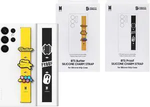 Original Samsung BTS Silicone Charm Strap for S23 Series Grip Case (GP-TOS911)