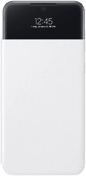 Original Samsung Official Galaxy A33 5G Smart S View Wallet Cover (EF-EA336P) - White Original Samsung Official Galaxy A33 5G Smart S View Wallet Cover (EF-EA336P) - White