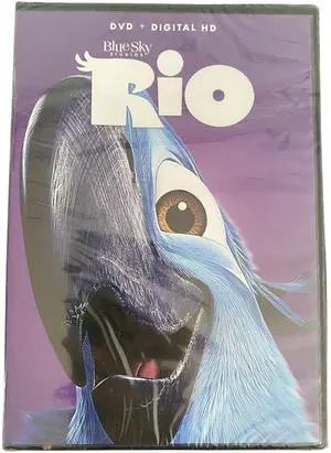 Blue Sky Studios Rio DVD + Digital HD | Family Animated Movie | Adventure Comedy Film with Special Features