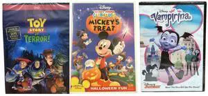 Disney DVD | Toy Story of Terror, Mickeys Treat, Vampirina | Family Kids Animated Movie Collection Lot of 3
