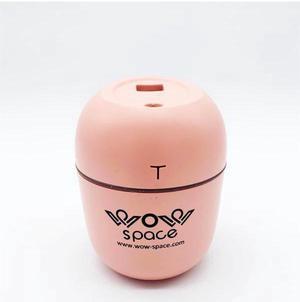 Mini EGG Humidifiers, USB 300ml Portable for Car Bedroom Office Home Humidifier, Personal Desktop Air Humidifier with Colorful Super Quite 2 Fog Mode Pink