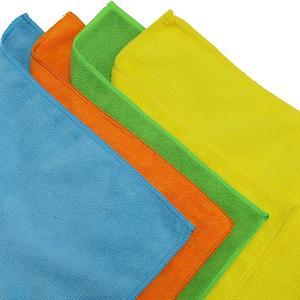 Microfiber Cleaning Cloth, Pack of 24, Size:30 x 30 cm