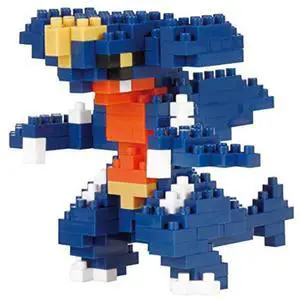 Nanoblock Pokemon Garchomp Micro Building Block Kit NBPM075 210 Pieces Approximately 2.4 Inch Tall Difficulty Level 3 Nanoblock Pokemon Garchomp Micro Building Block Kit NBPM075 210 Pieces Approximately 2.4 Inch Tall Difficulty Level 3