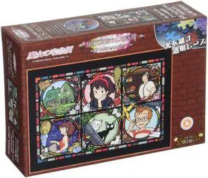 Ensky Kikis Delivery Service The Town Of Koriko Art Crystal Jigsaw Puzzle (208-Ac38) - Official Studio Ghibli Merchandise, Multi