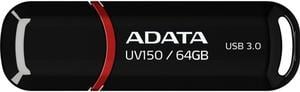 ADATA USB Memory 64GB USB3.0 with Cap Black AUV150-64G-RBK