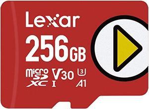 Lexar PLAY microSDXC 256GB UHS-I Card LMSPLAY256G-BNNNG A1 U3 V30 [Global Version]