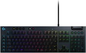 Logitech G Gaming Keyboard Wired G813 GL Switch Linear Mechanical Keyboard Quiet Japanese Arrangement LIGHTSYNC RGB USB Passthrough G813-LN